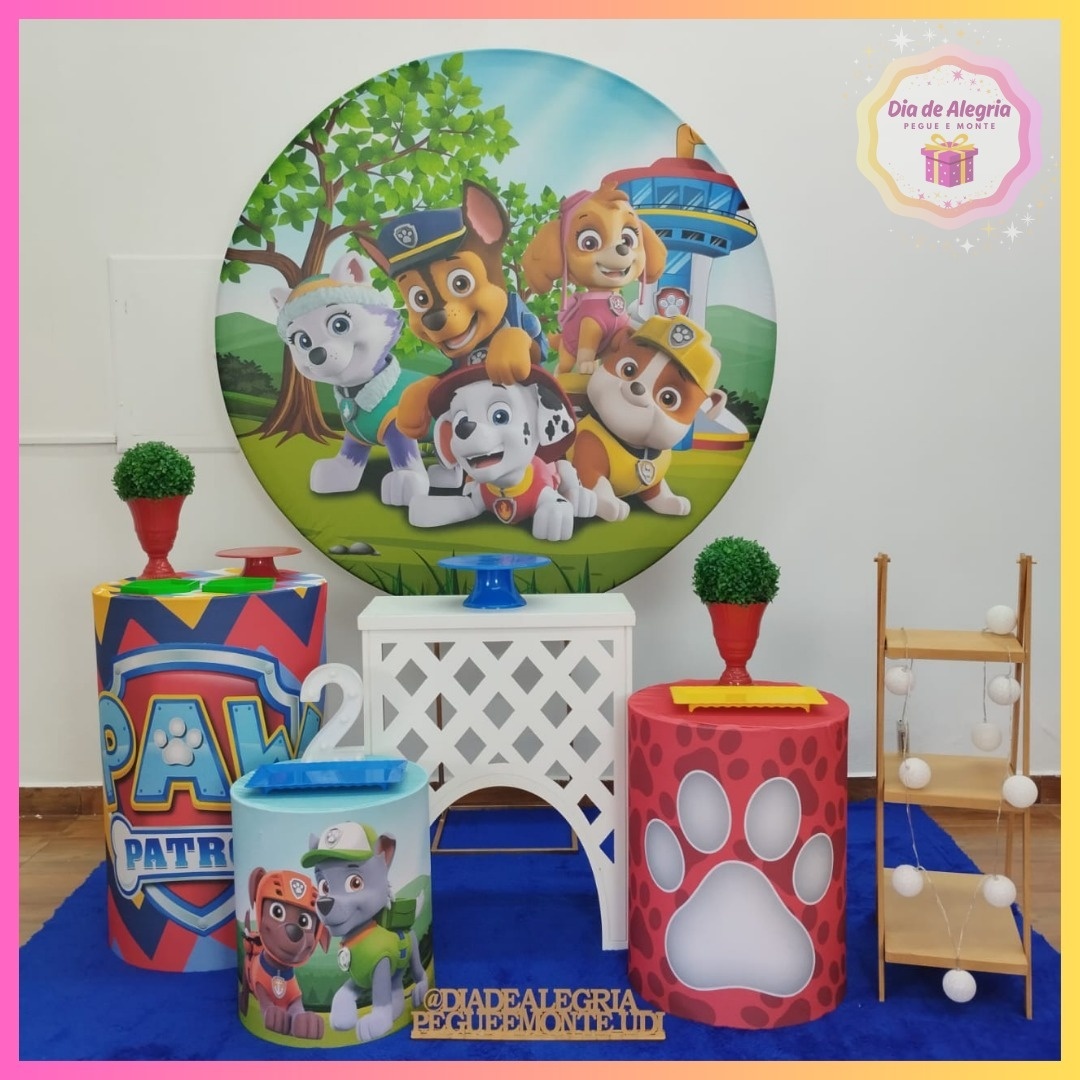 Patrulha Canina - Kit 2 - Dia de Alegria Pegue e Monte