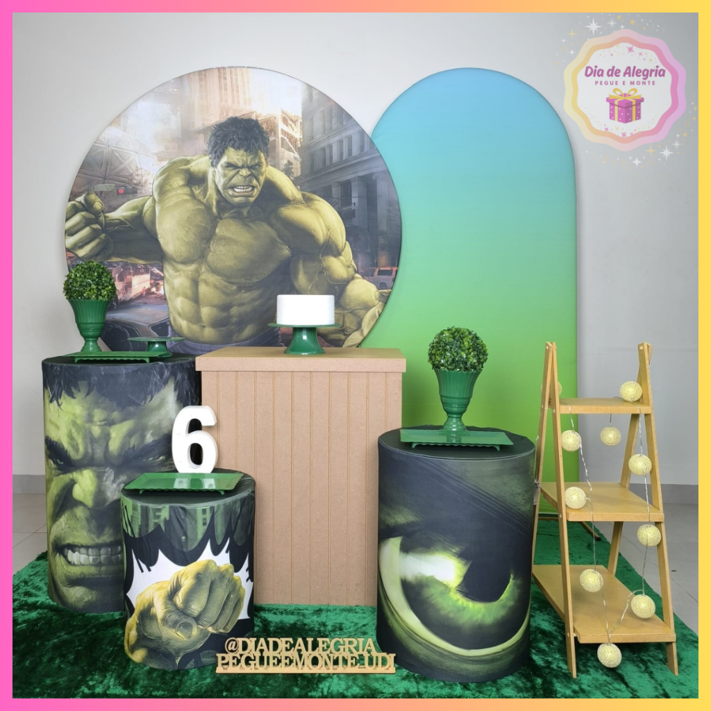 Hulk - Kit 3 - Dia de Alegria Pegue e Monte