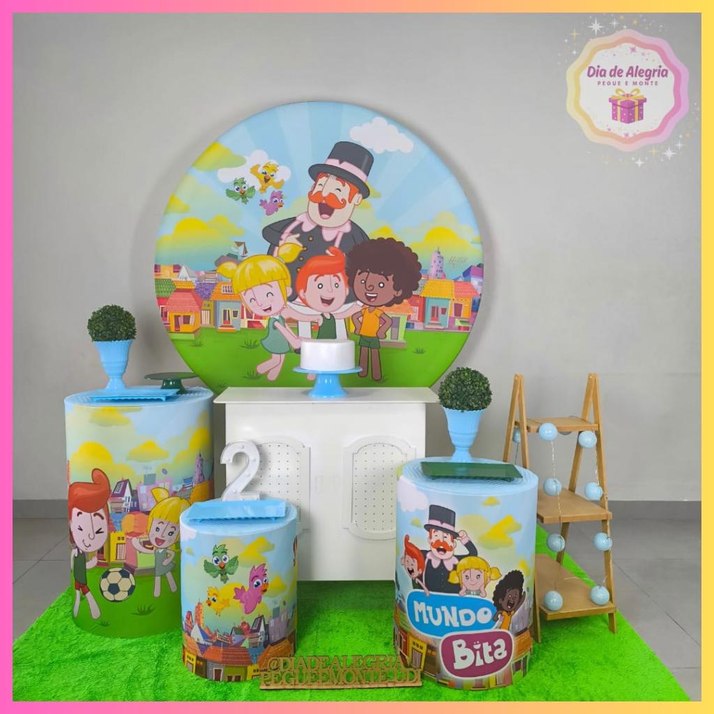 Mundo Bita Menino - Kit 2 - Dia de Alegria Pegue e Monte