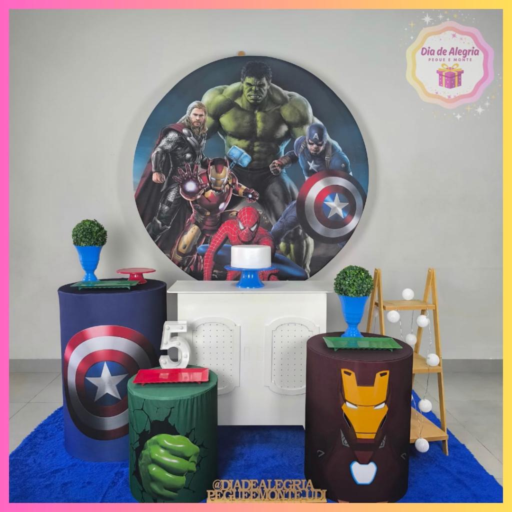 Vingadores - Kit 2 - Dia de Alegria Pegue e Monte