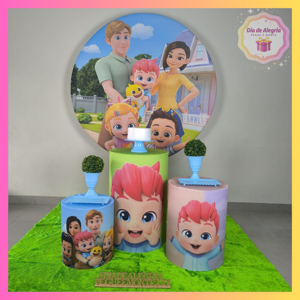 Bebê Finn Menino - Kit 1 - Dia de Alegria Pegue e Monte