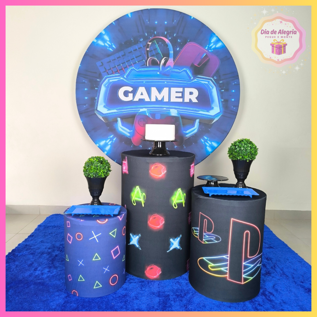 Gamer - Kit 1 - Dia de Alegria Pegue e Monte