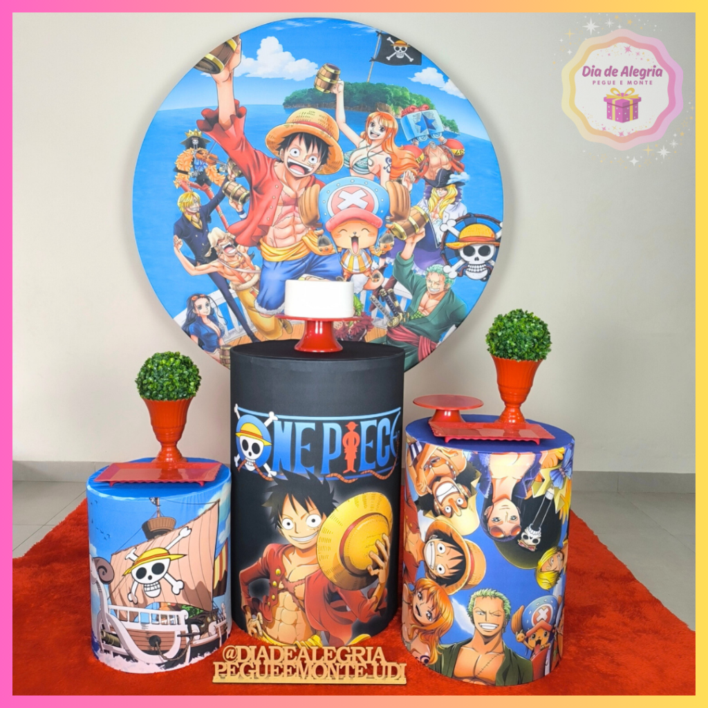 One Piece - Kit 1 - Dia de Alegria Pegue e Monte