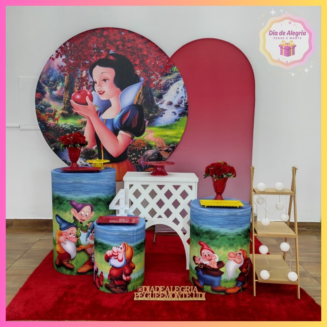 Branca de Neve - Kit 3 - Dia de Alegria Pegue e Monte