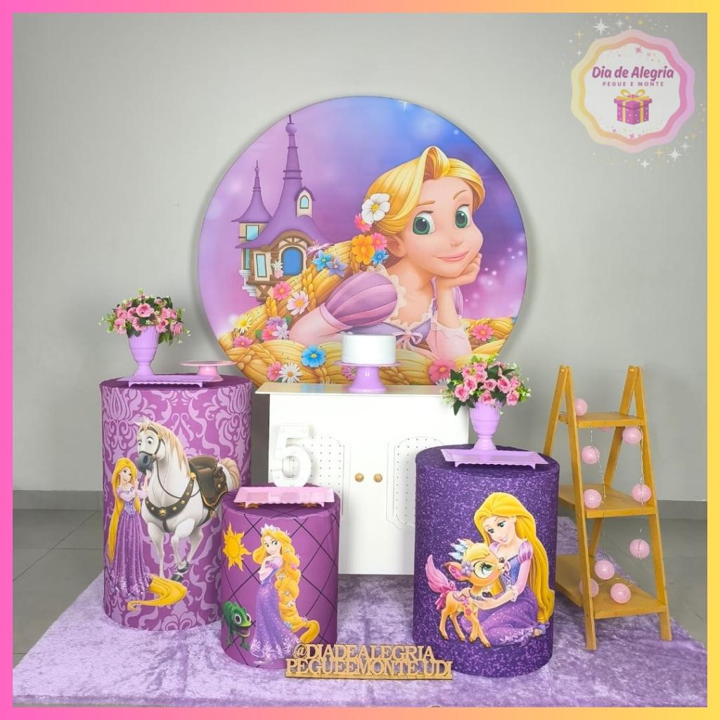 Rapunzel - Kit 2 - Dia de Alegria Pegue e Monte