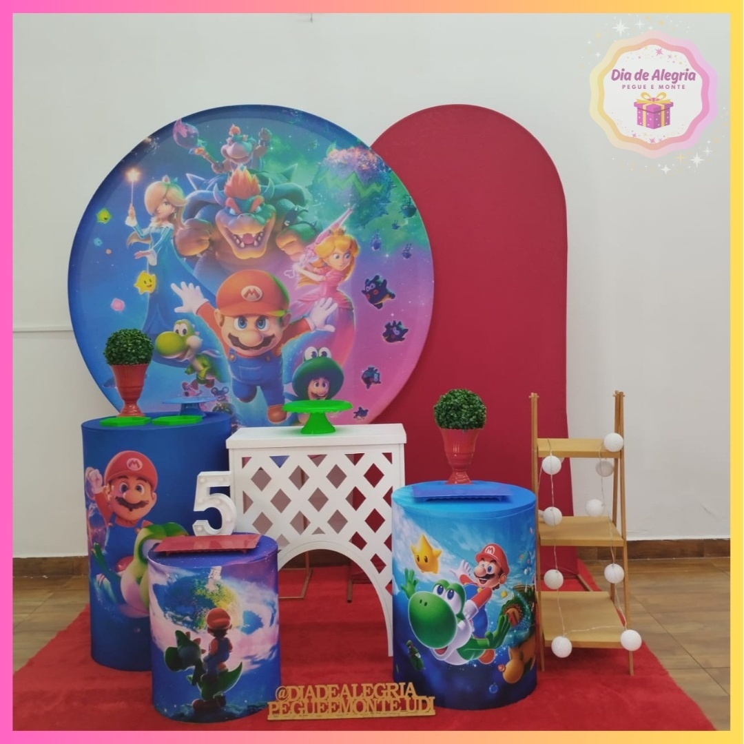 Super Mário Galaxy - Kit 3 - Dia de Alegria Pegue e Monte