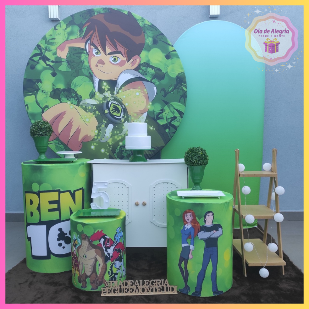 Ben 10 - Kit 3 - Dia de Alegria Pegue e Monte