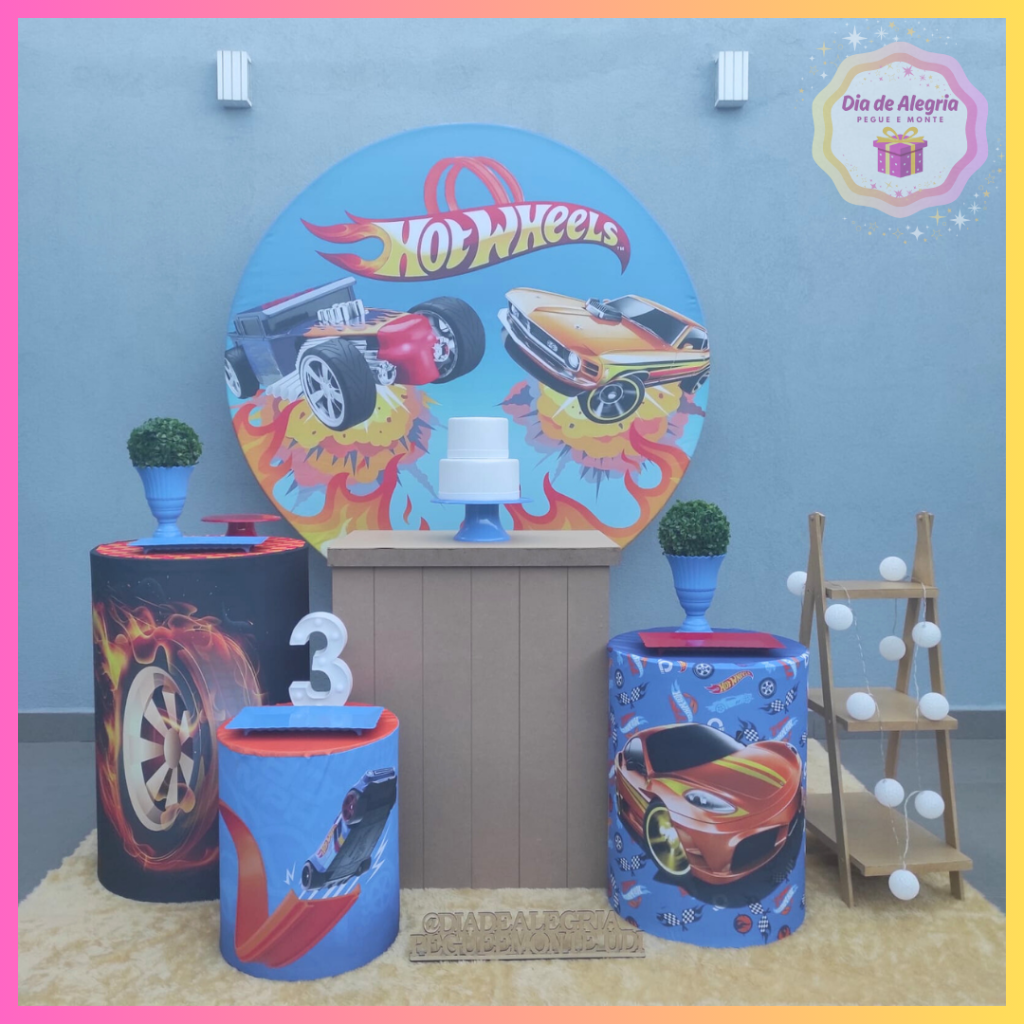 Hot Wheels - Kit 2 - Dia de Alegria Pegue e Monte