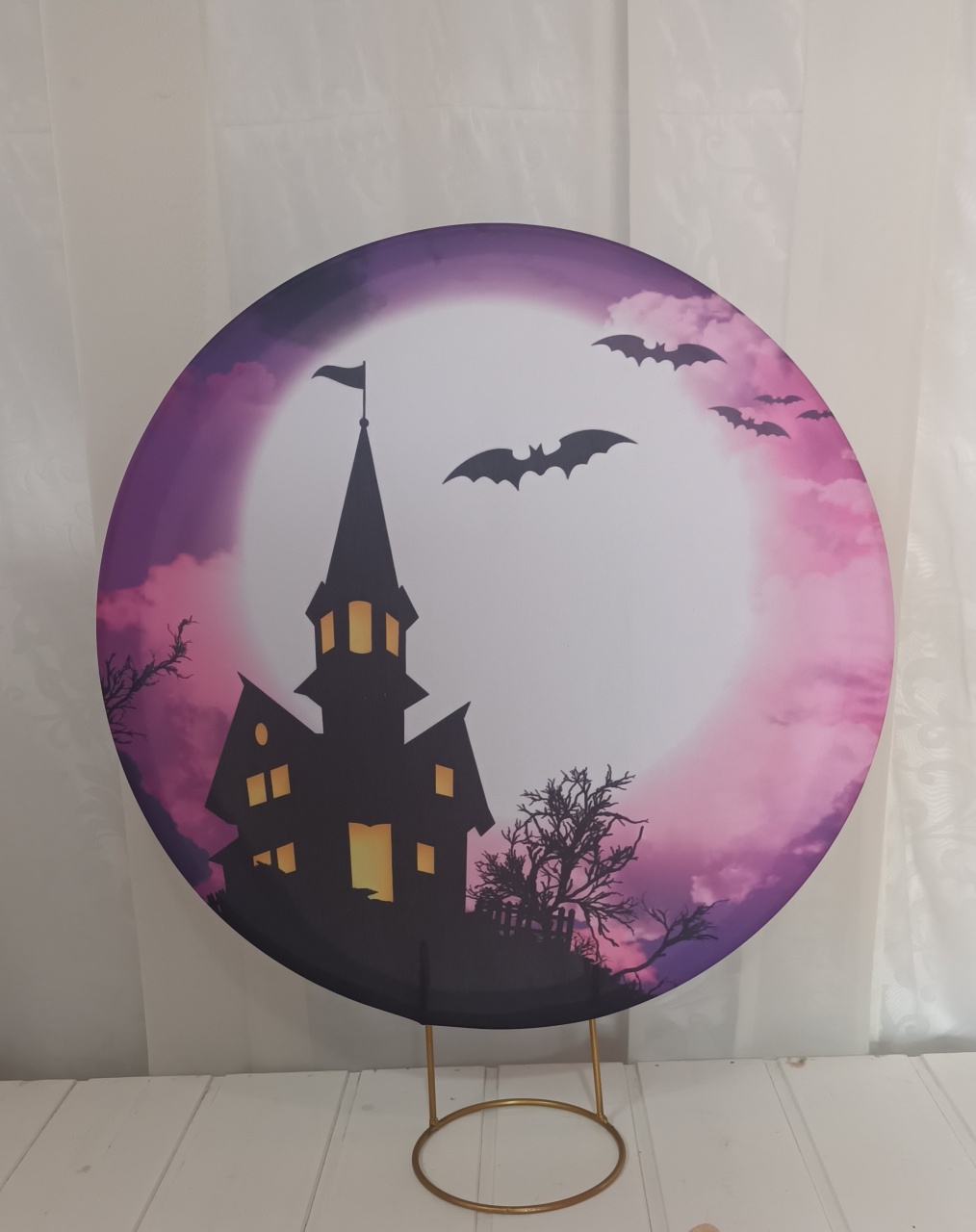 Capa Painel Sublimado 50Cm - Halloween - CRIS FEST DECOR - PEGUE E MONTE