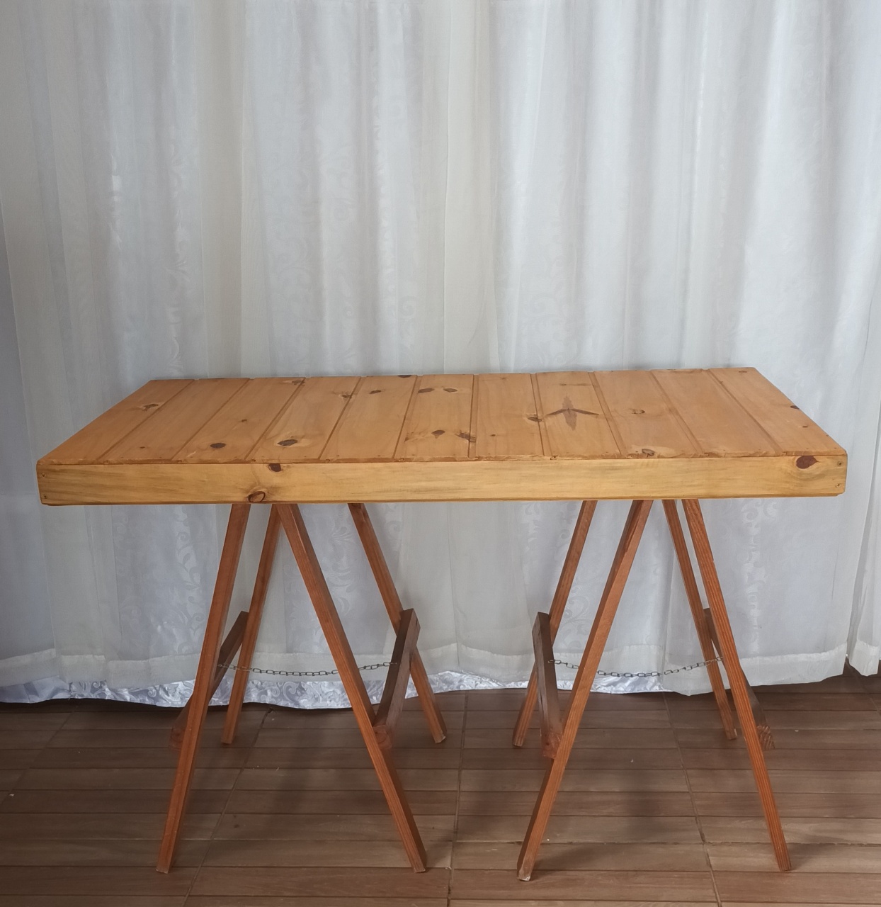 Mesa Cavalete Rustico 1M   - CRIS FEST DECOR - PEGUE E MONTE