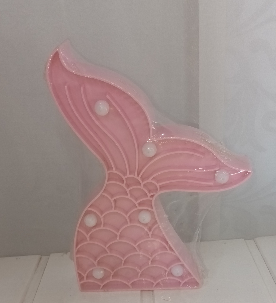 Luminária Personagem - Sereia Rosa - CRIS FEST DECOR - PEGUE E MONTE