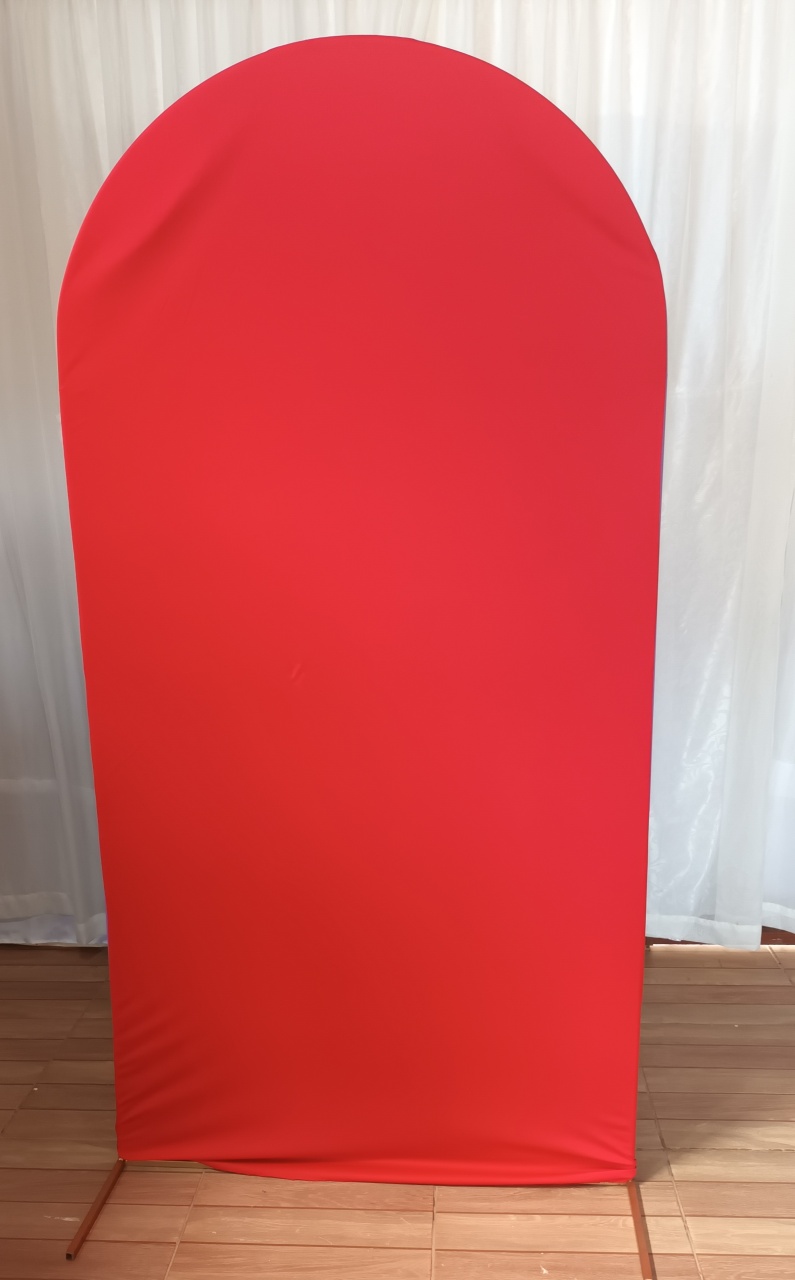 Capa Painel Retangular/Romano 1M- Vermelho - CRIS FEST DECOR - PEGUE E MONTE