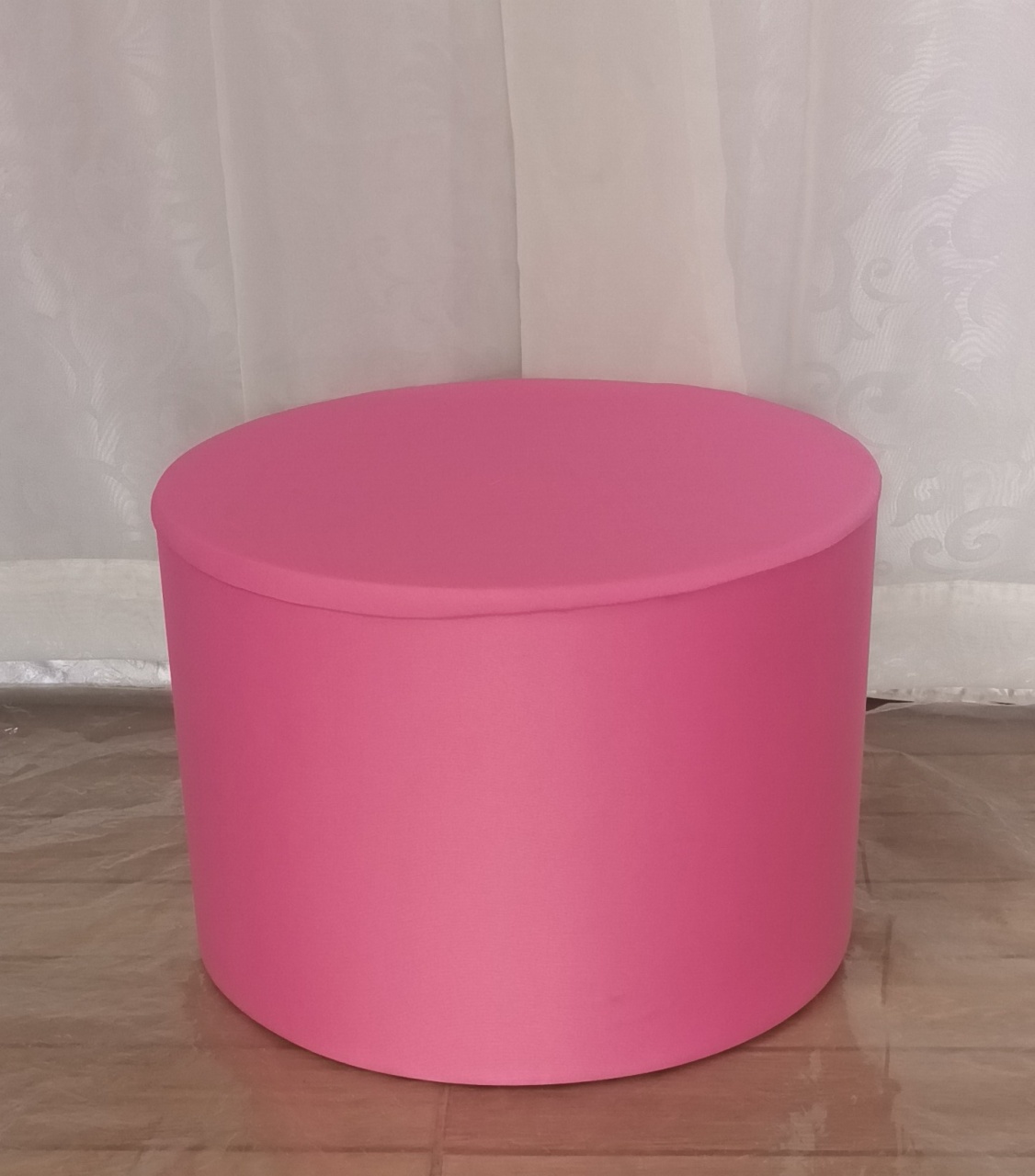 Capa de Cilindro Lisa: Rosa B\Pp   - CRIS FEST DECOR - PEGUE E MONTE