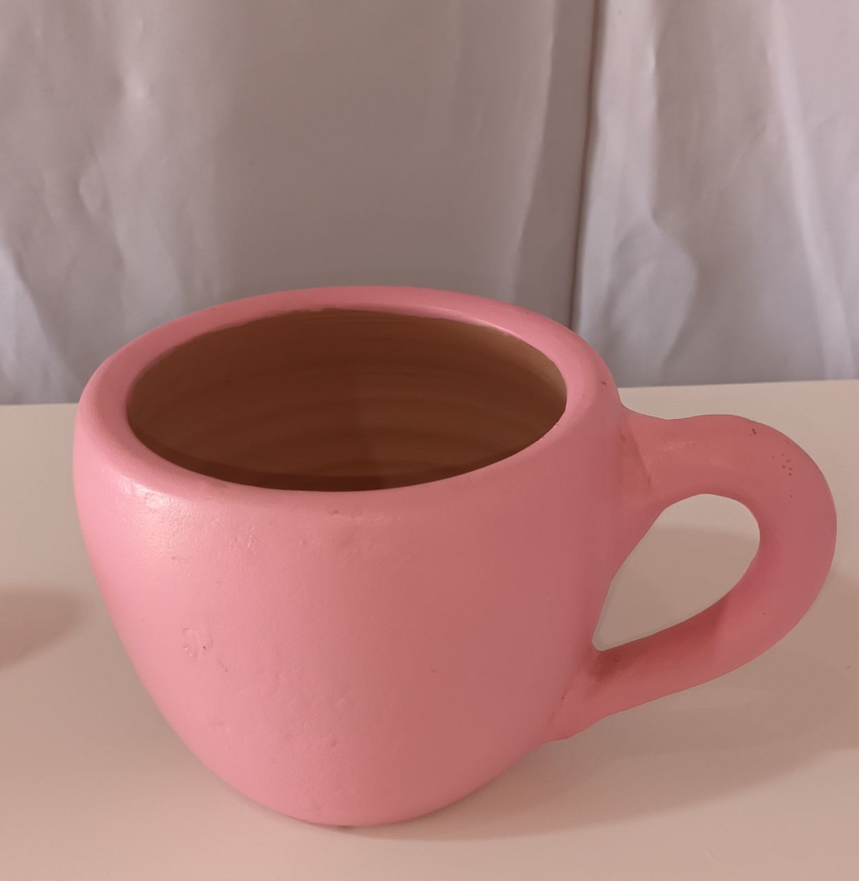 Vaso Xicara Rosa - CRIS FEST DECOR - PEGUE E MONTE
