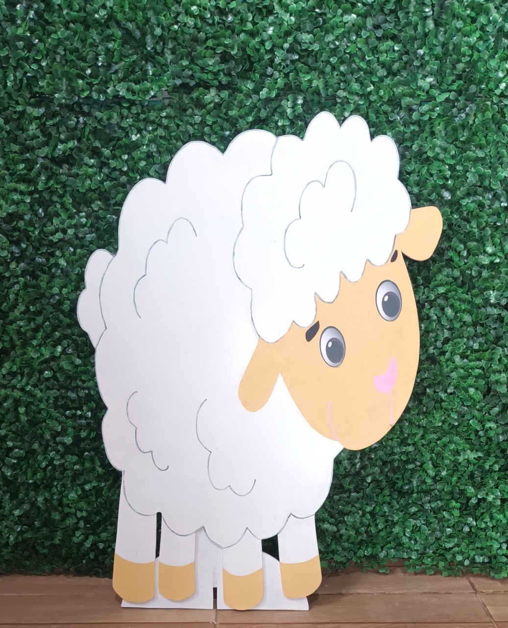 Personagem Mdf - Ovelha - CRIS FEST DECOR - PEGUE E MONTE