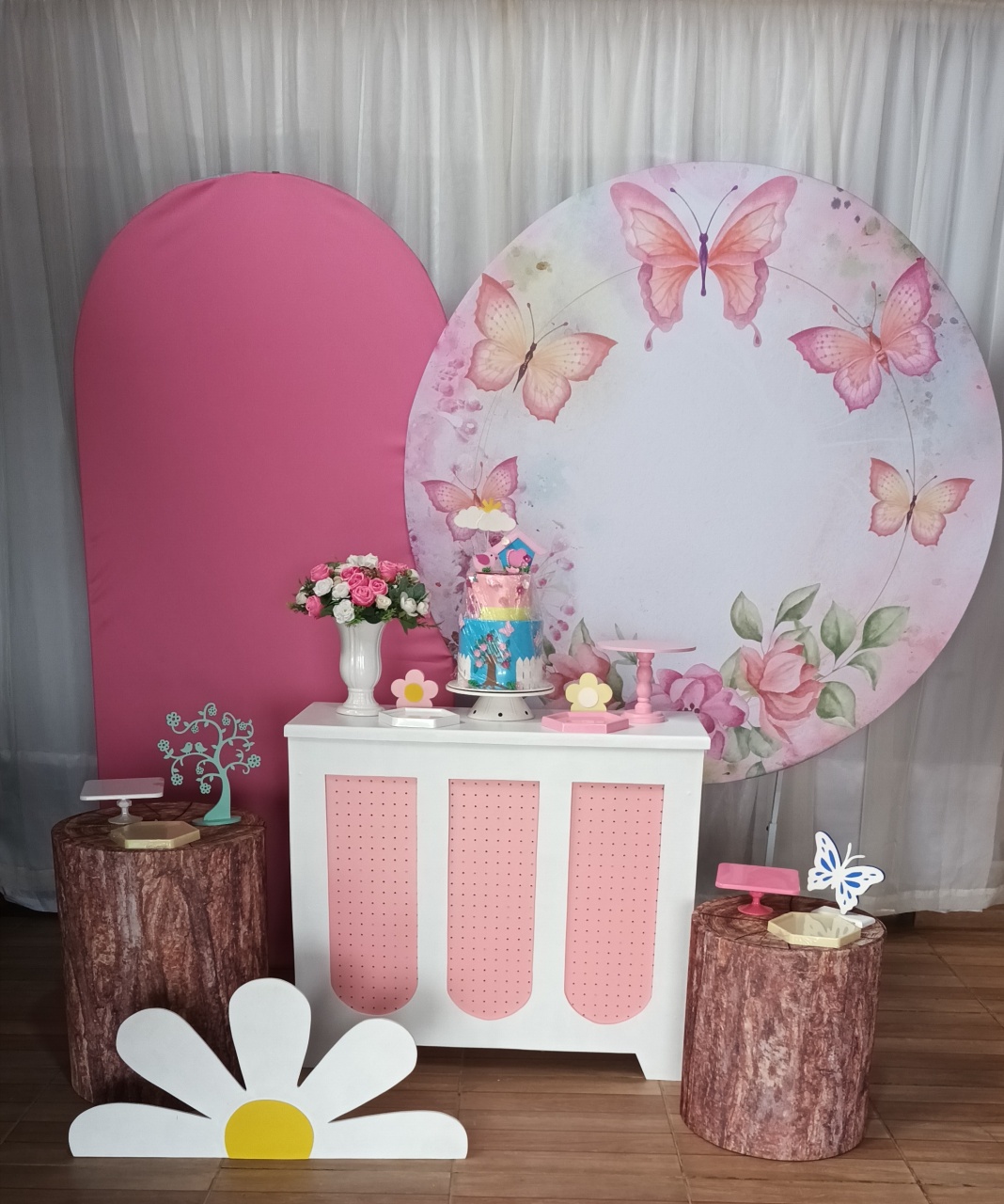 Composição - Jardim das Borboletas - CRIS FEST DECOR - PEGUE E MONTE