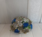 Arranjo Flor - Branco E Azul - imagem 2
