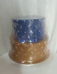 Bolo Fake Ii  - Azul E Dourado - imagem 1