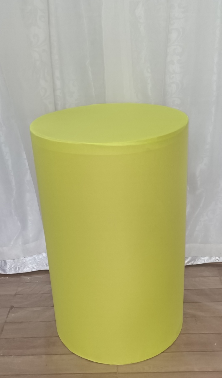 Capa de Cilindro Lisa: Amarelo Candy C\G      - CRIS FEST DECOR - PEGUE E MONTE
