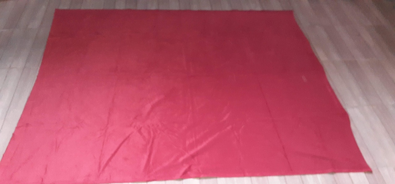 Tapete Pelúcia - Vermelho 2 X 1,50  - CRIS FEST DECOR - PEGUE E MONTE