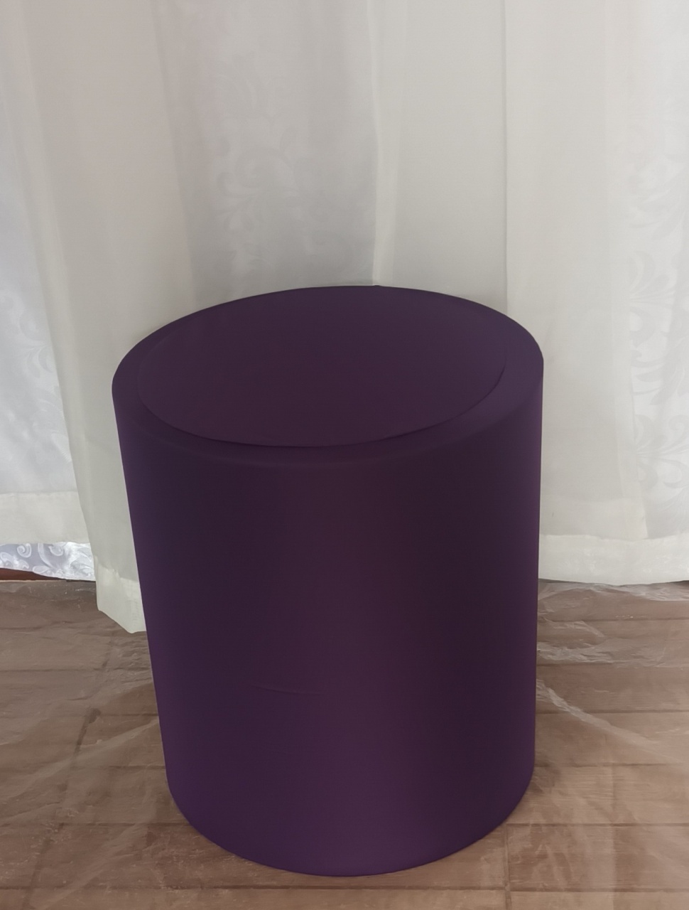 Capa de Cilindro Lisa: Roxo C\P        - CRIS FEST DECOR - PEGUE E MONTE