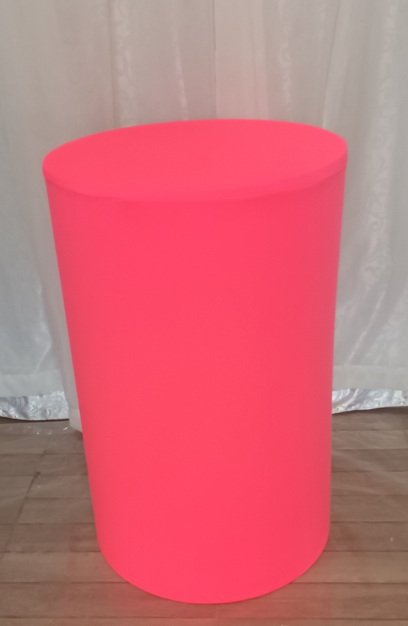 Capa de Cilindro Lisa: Rosa Neon  C\G    - CRIS FEST DECOR - PEGUE E MONTE