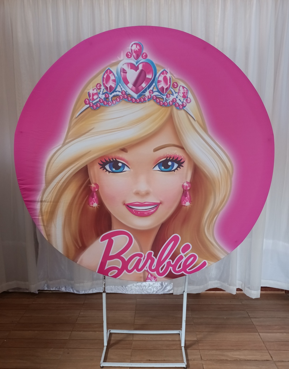 Capa Painel Sublimada 1,50 - Barbie - CRIS FEST DECOR - PEGUE E MONTE