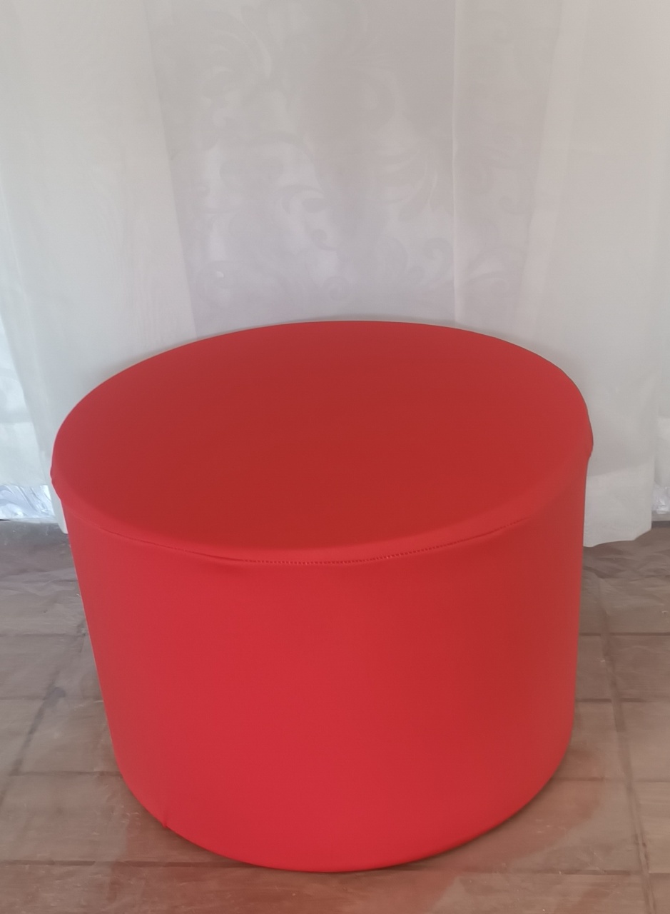 Capa de Cilindro Lisa: Vermelho  B\Pp     - CRIS FEST DECOR - PEGUE E MONTE