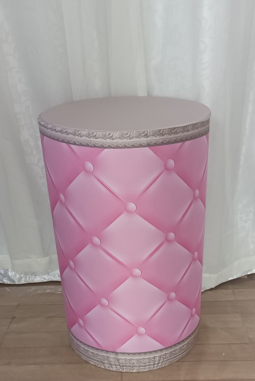 Capa de Cilindro Sublimada: Ursinha Princesa\G     - CRIS FEST DECOR - PEGUE E MONTE