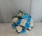 Arranjo Flor - Azul Claro E Branco  - imagem 1