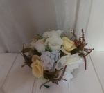 Arranjo Flor - Creme E Branco - imagem 2