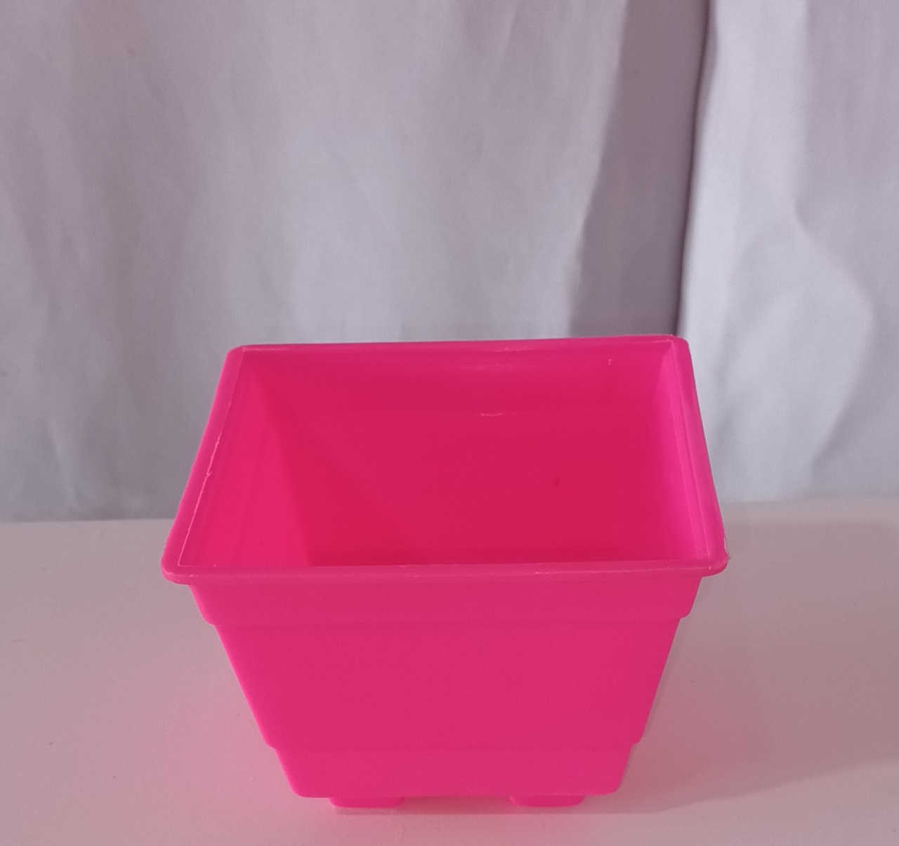 Mini Vaso Pvc Rosa Neon - CRIS FEST DECOR - PEGUE E MONTE