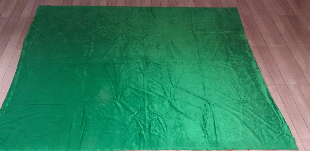 Tapete Pelúcia - Verde 2 X 1,50   - CRIS FEST DECOR - PEGUE E MONTE
