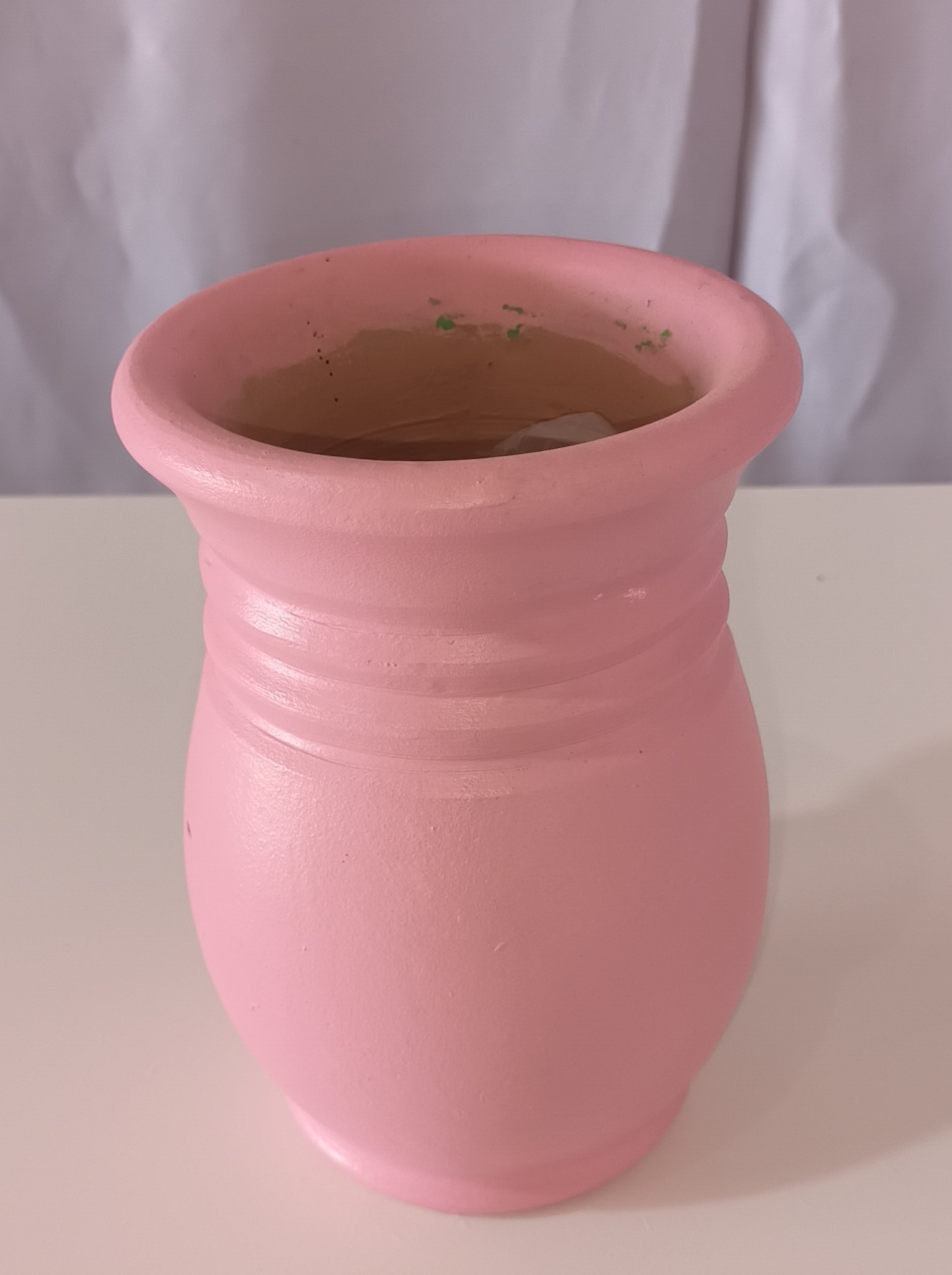 Vaso de Barro Rosa  P - CRIS FEST DECOR - PEGUE E MONTE