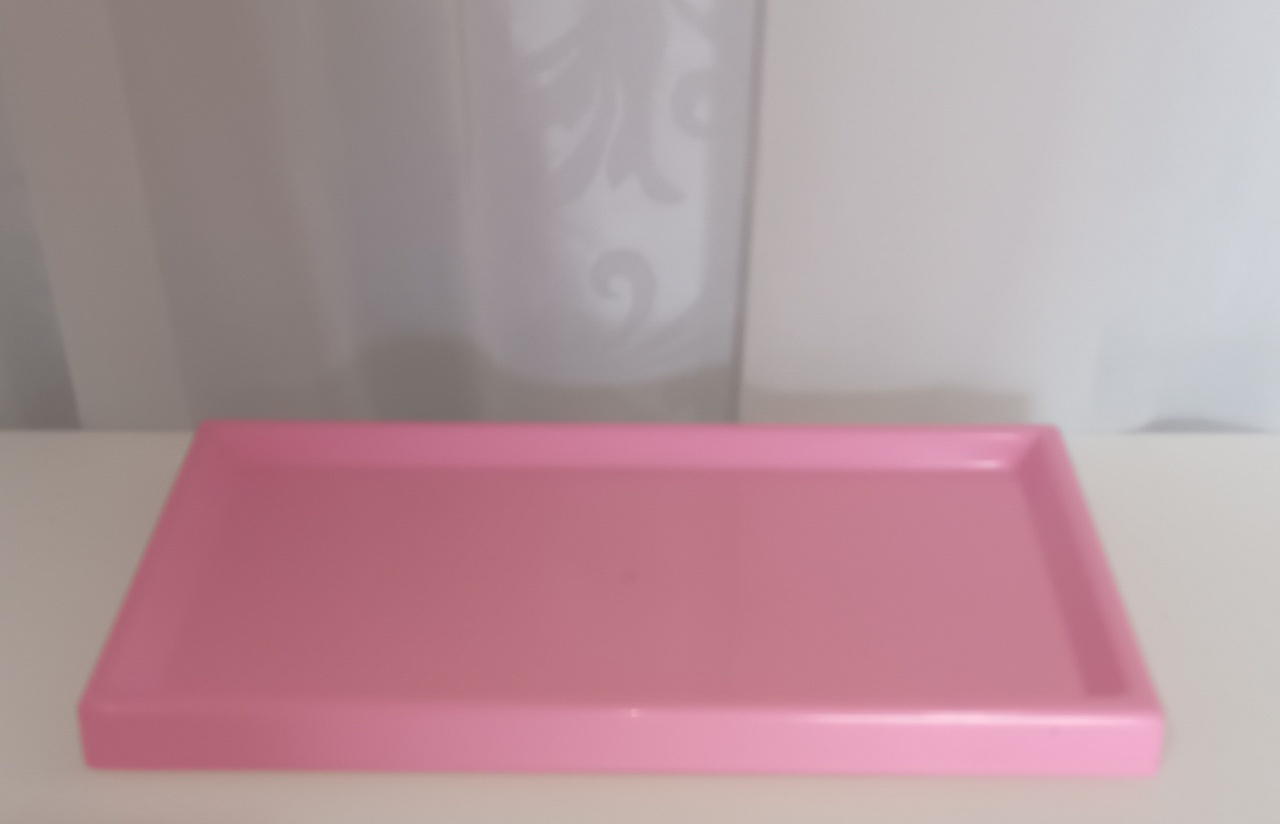 Bandeja Retangular - Rosa - CRIS FEST DECOR - PEGUE E MONTE