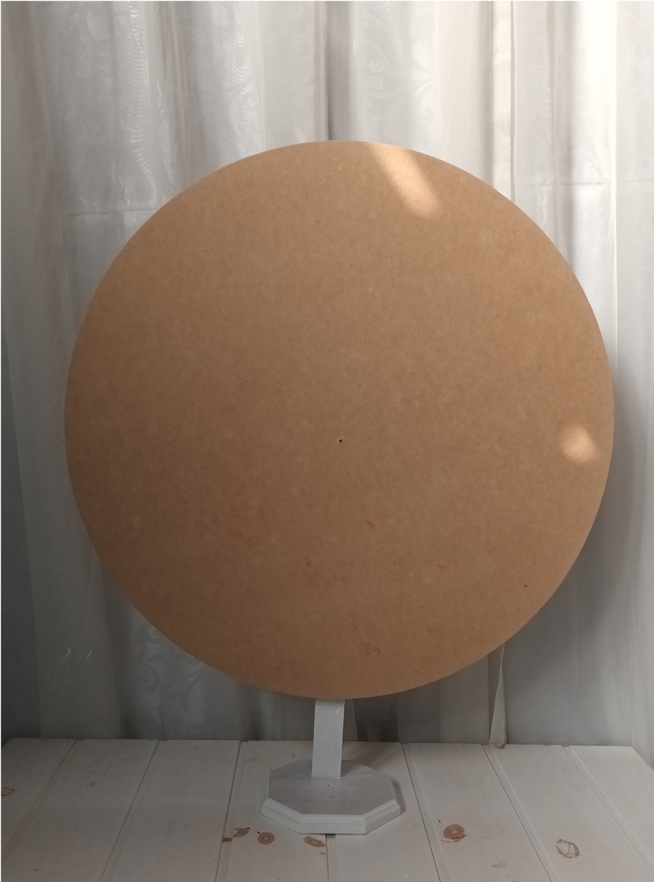 Estrutura de Mdf Redondo 60Cm - CRIS FEST DECOR - PEGUE E MONTE