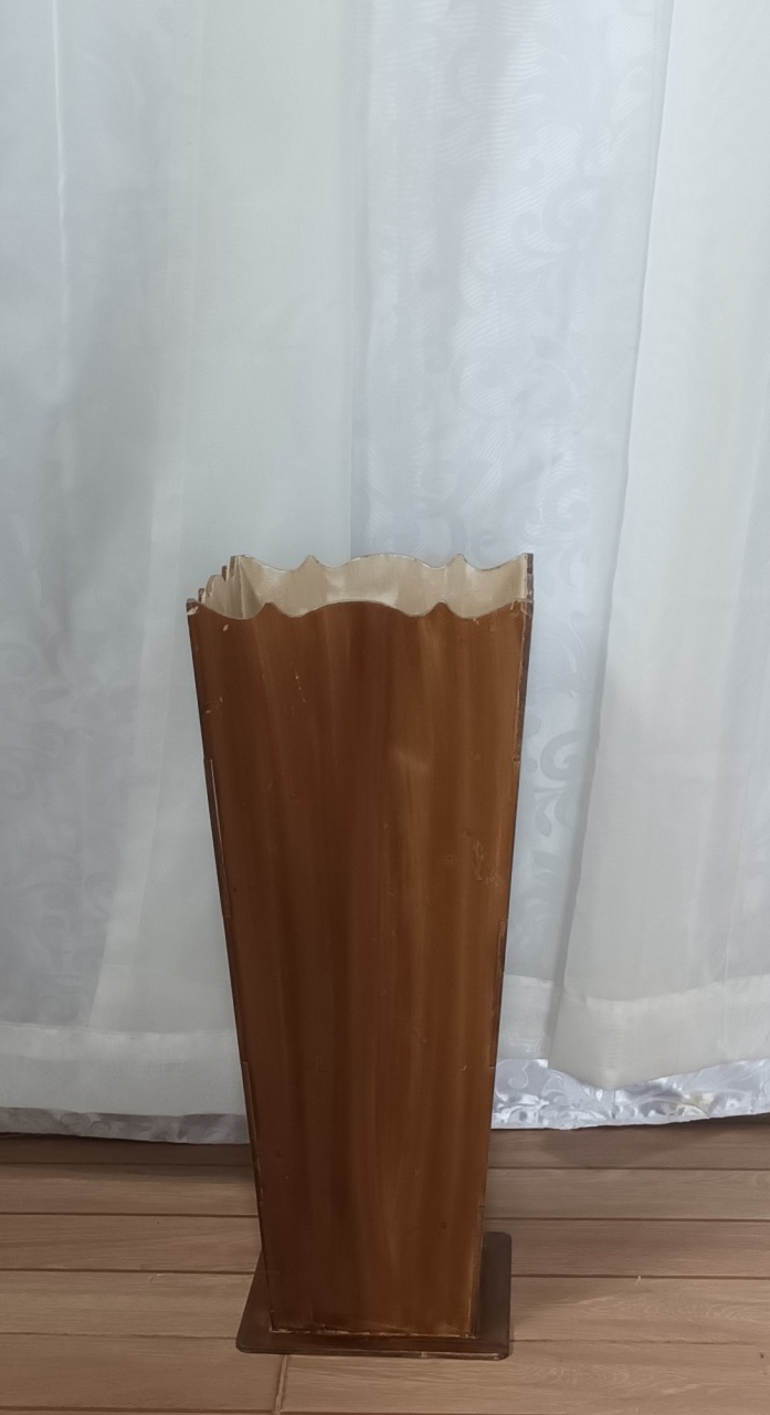 Vaso de Chão Mdf G - CRIS FEST DECOR - PEGUE E MONTE