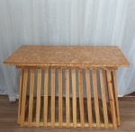 Mesa Dobravel Ripado Rustico 1M   - imagem 1