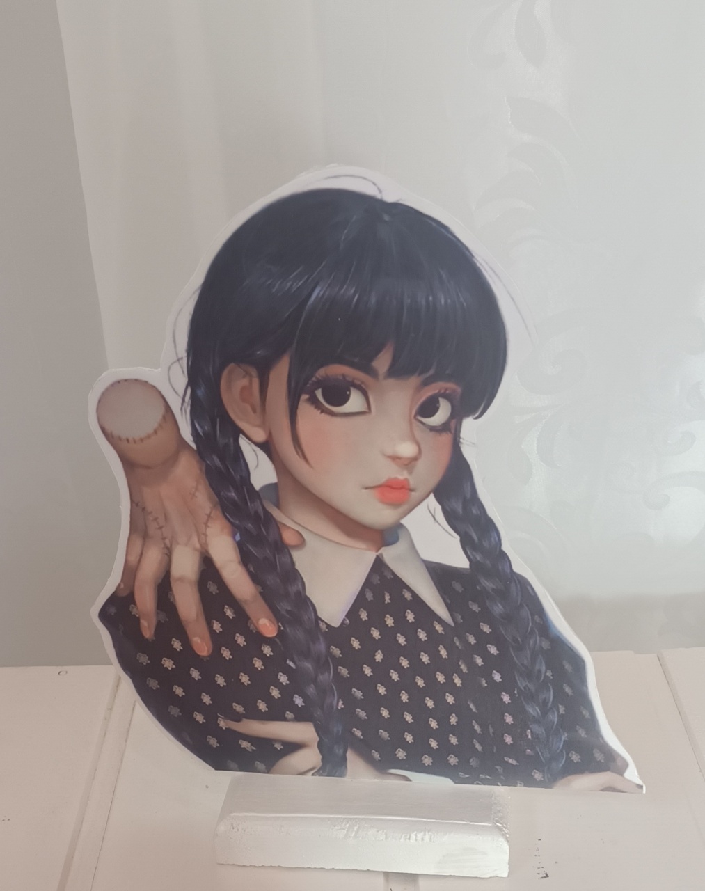  Display de Mesa - Tema: Wandinha  - CRIS FEST DECOR - PEGUE E MONTE