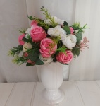 Arranjo Flor - Rosa E Branco - imagem 2