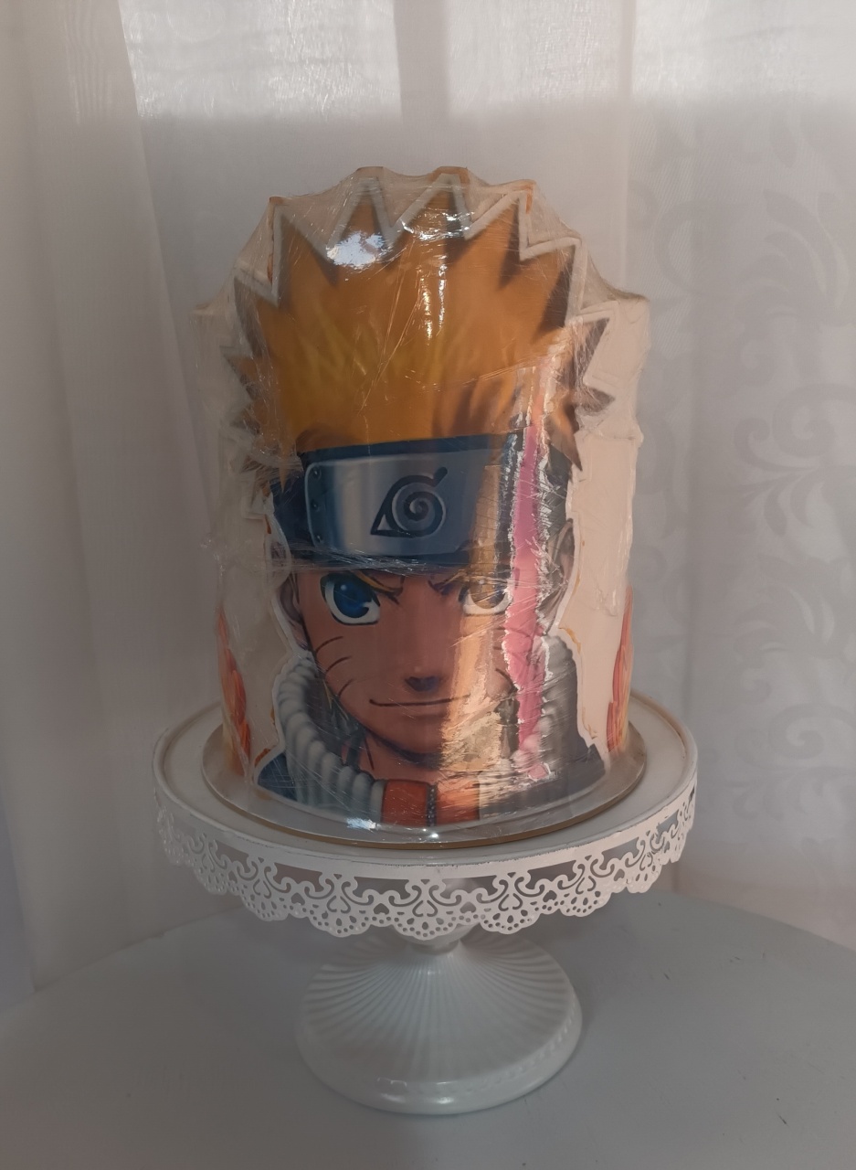 Bolo Fake I  -  Naruto - CRIS FEST DECOR - PEGUE E MONTE