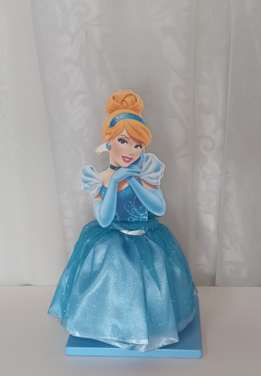Personagem Tecido : Tema - Cinderela - CRIS FEST DECOR - PEGUE E MONTE