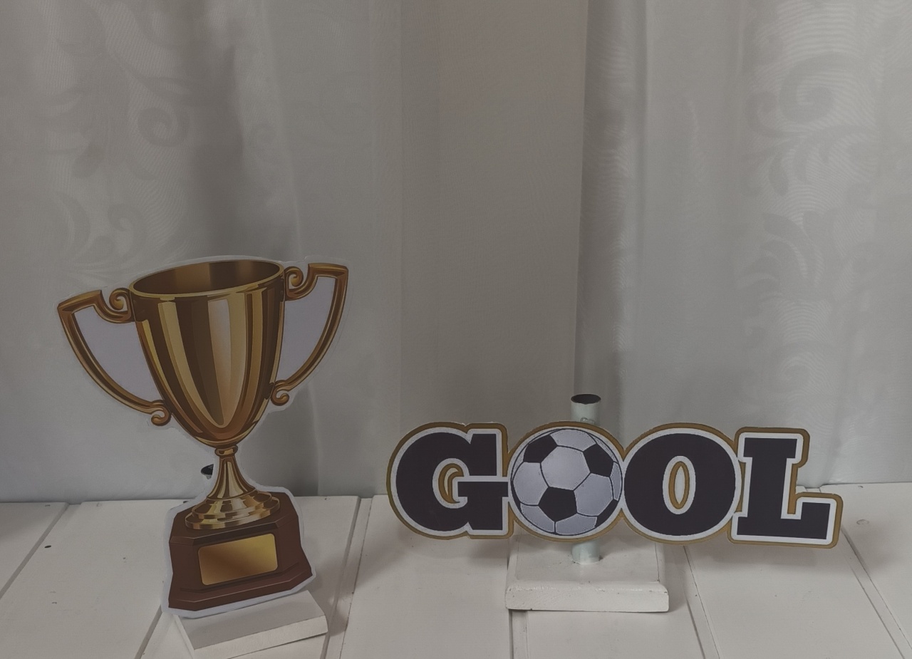 Display de Mesa - Tema: Futebol - CRIS FEST DECOR - PEGUE E MONTE