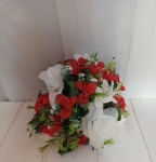 Arranjo Flor - Vermelho E Branco  - imagem 2