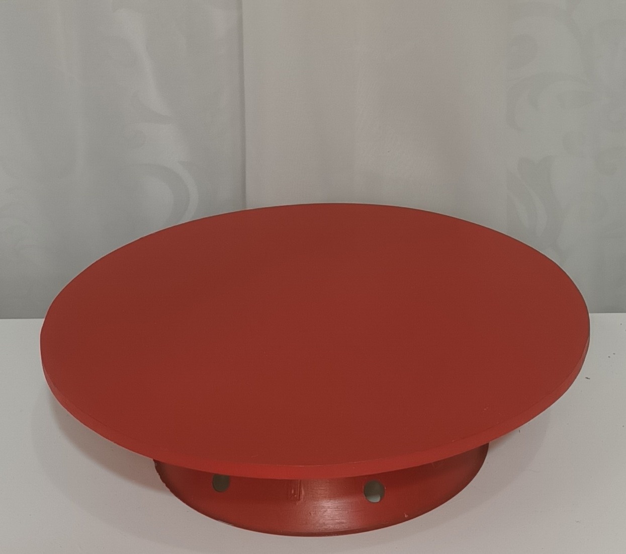 Boleira Baixa Mdf- Vermelho - CRIS FEST DECOR - PEGUE E MONTE
