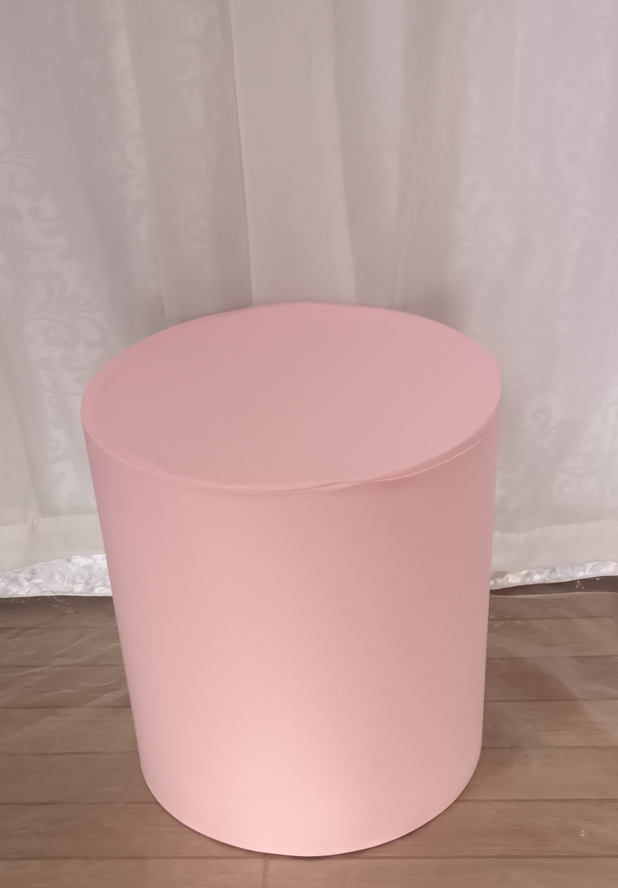 Capa de Cilindro Lisa: Rosa Candy B\P   - CRIS FEST DECOR - PEGUE E MONTE