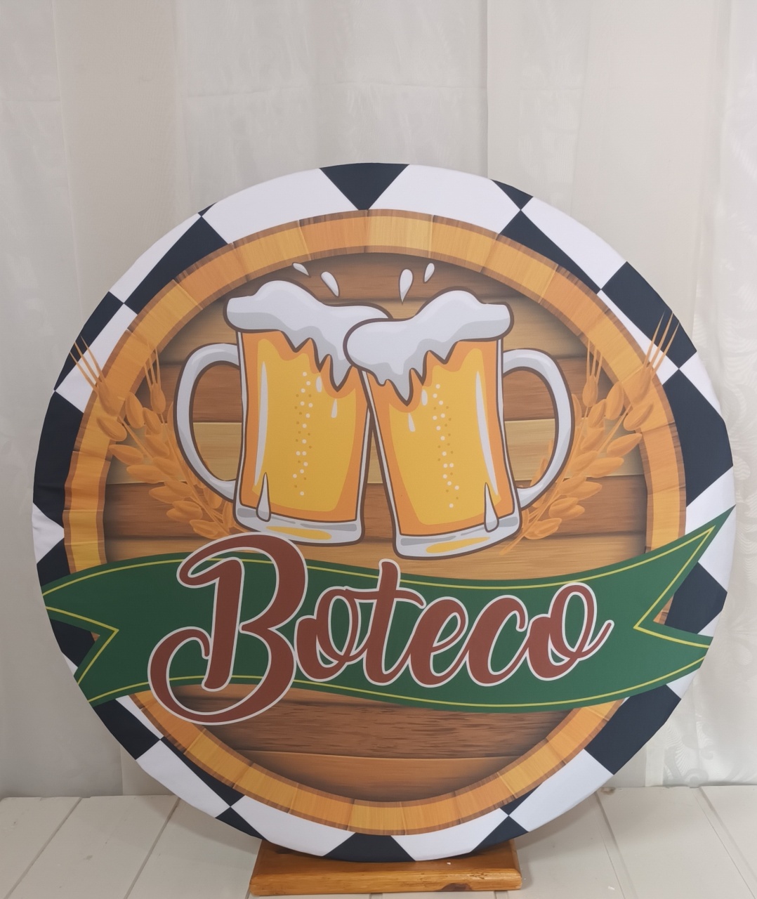 Capa Painel Sublimado 60Cm - Boteco - CRIS FEST DECOR - PEGUE E MONTE