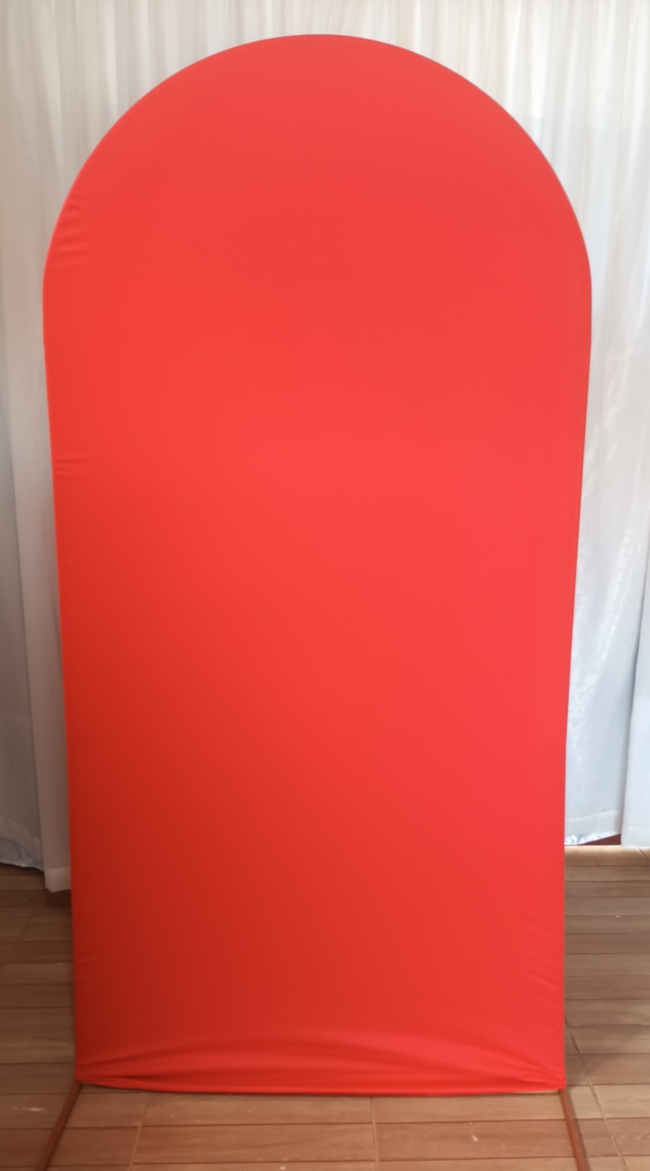 Capa Painel Retangular/Romano 1M- Vermelho - CRIS FEST DECOR - PEGUE E MONTE