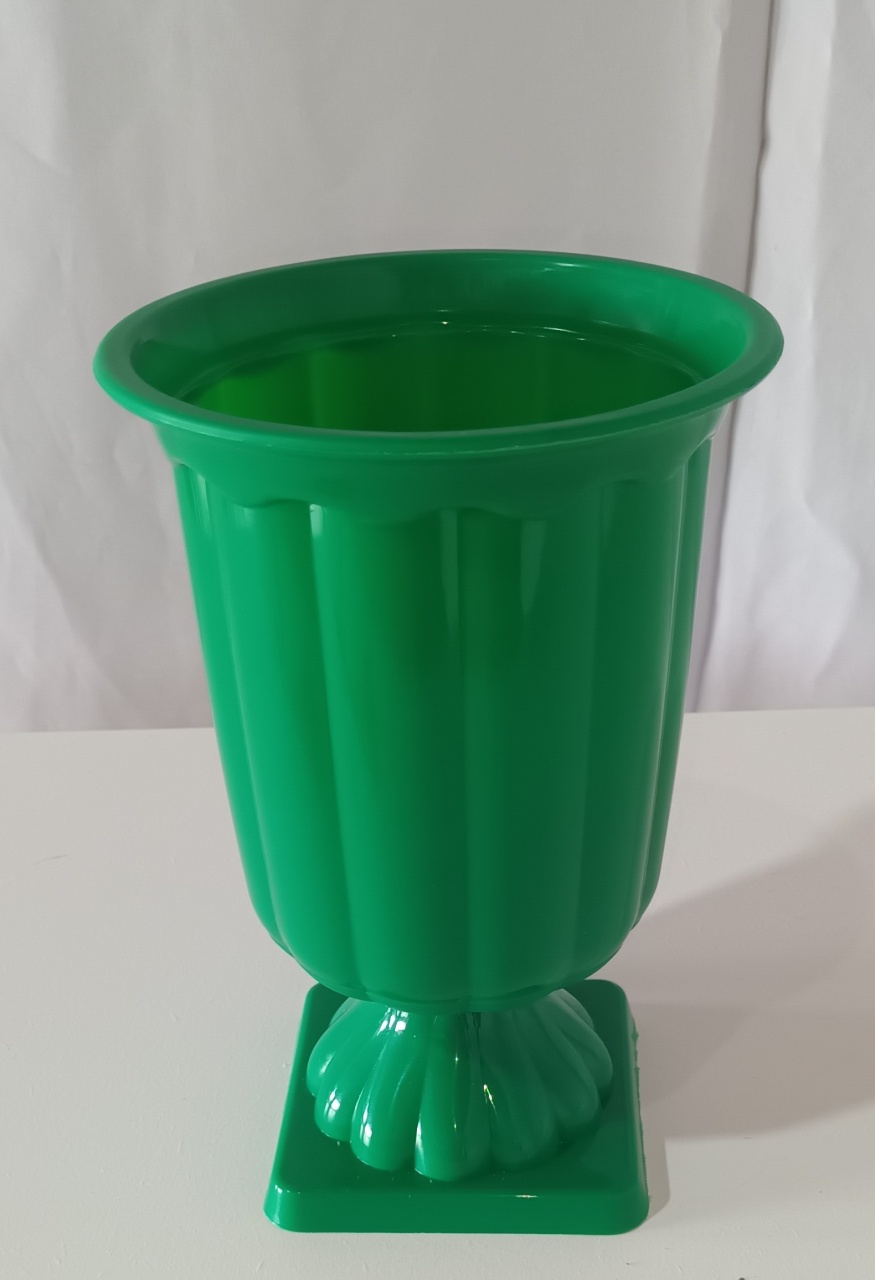 Vaso Pvc - Verde - CRIS FEST DECOR - PEGUE E MONTE