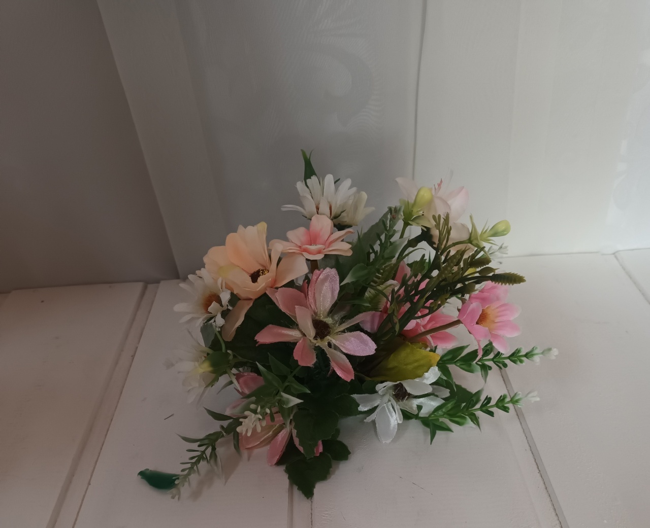 Mini Arranjo Floral - Rosinha - CRIS FEST DECOR - PEGUE E MONTE